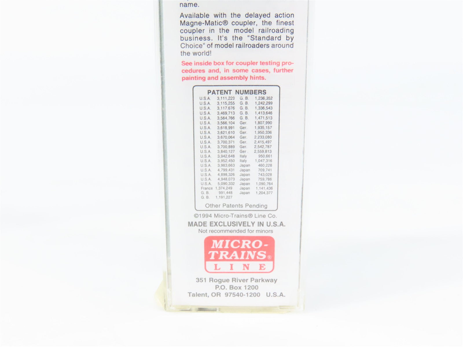 N Scale Micro-Trains MTL 32320 RDG Reading 50' Plug Door Box Car 17059 RTR