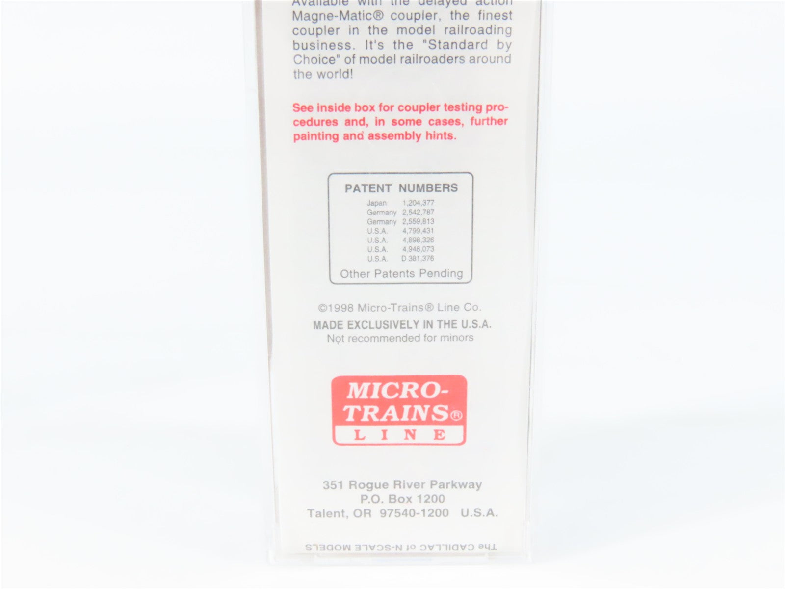 N Scale Micro-Trains MTL 33060 Cotton Belt 50' Plug & Sliding Door Box Car RTR