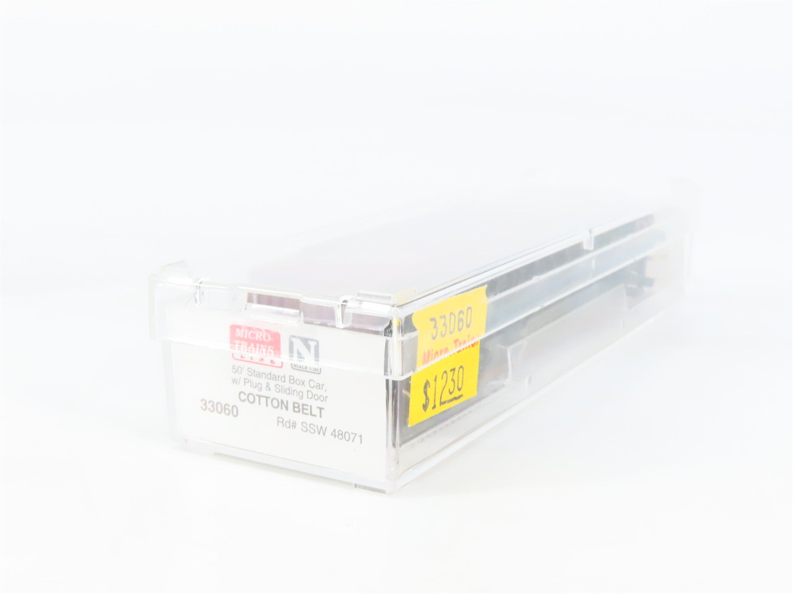 N Scale Micro-Trains MTL 33060 Cotton Belt 50' Plug & Sliding Door Box Car RTR