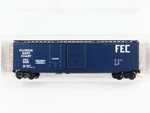 N Scale Micro-Trains MTL 33080 FEC Florida East Coast 50' Box Car 5002 RTR