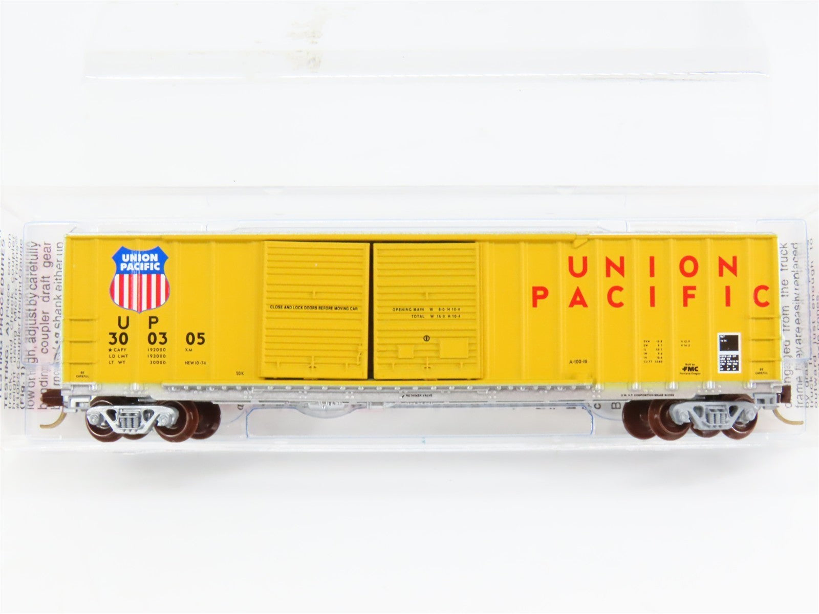 N Scale Micro-Trains MTL 33150 UP Union Pacific 50' Box Car 300305 RTR