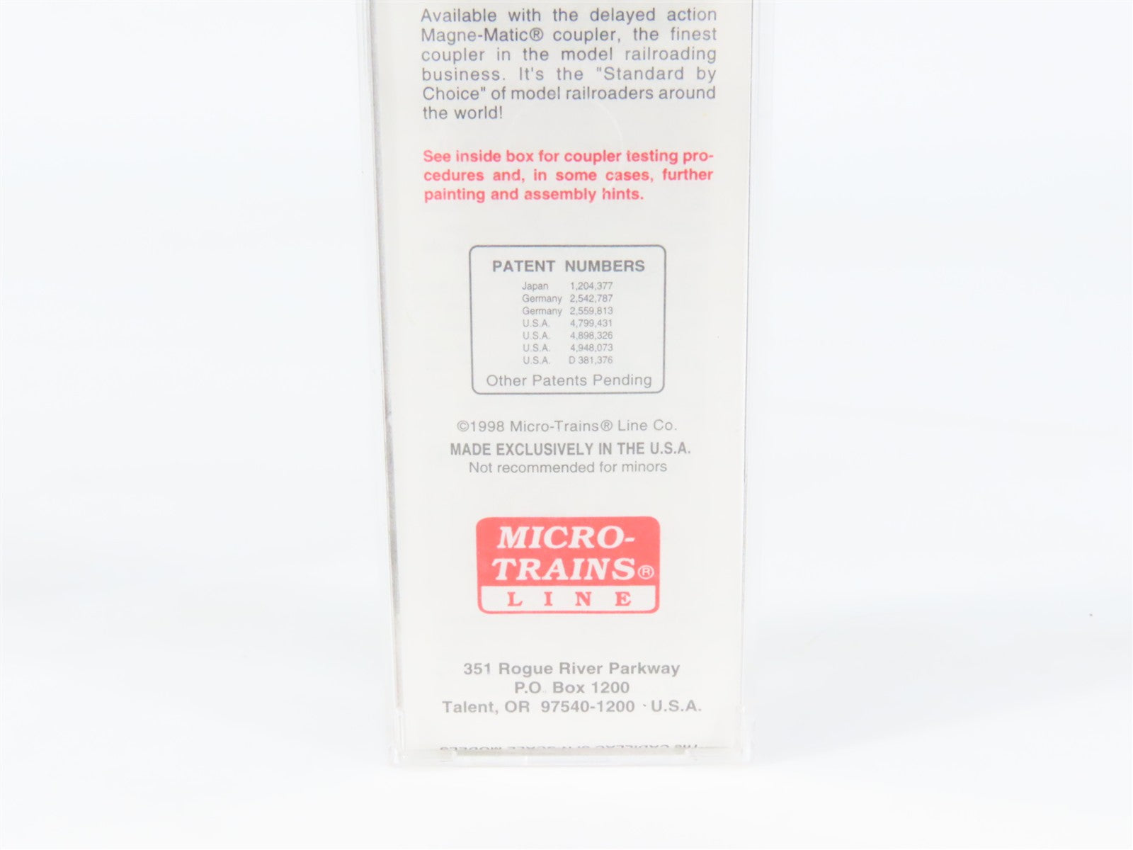 N Scale Micro-Trains MTL 34010 B&O Chessie System 50' Box Car 288041 RTR