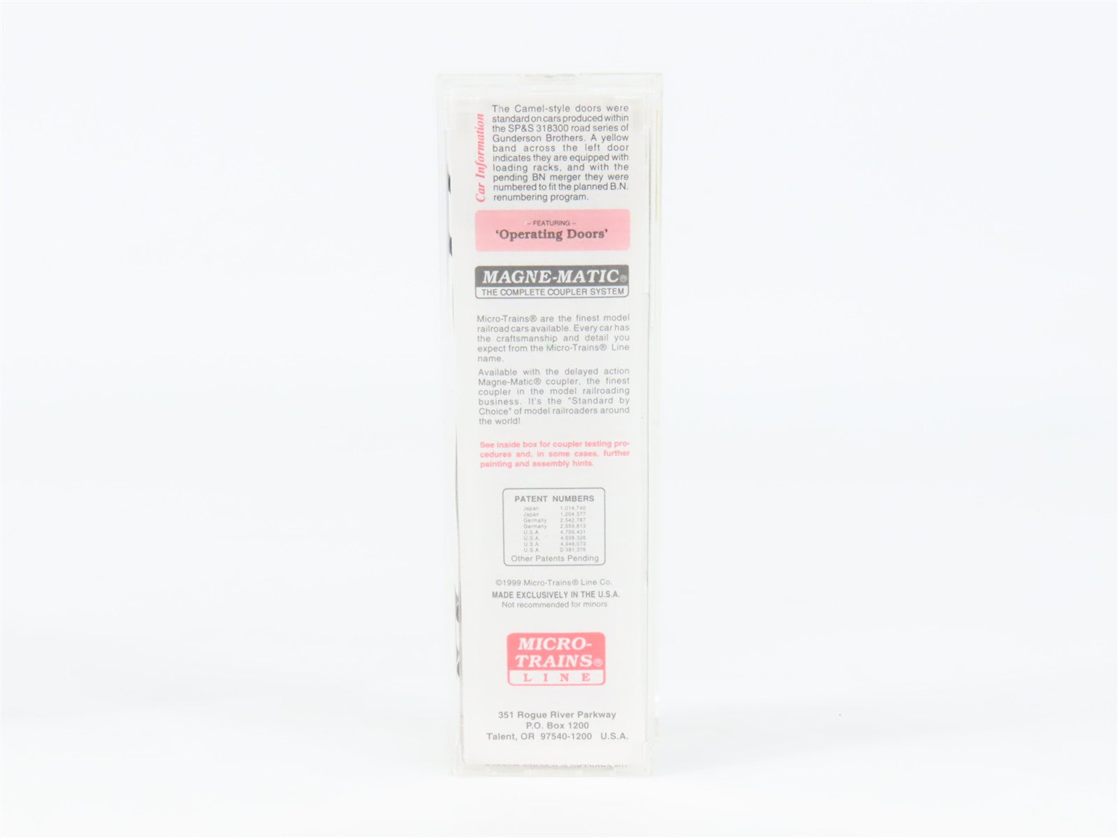 N Scale Micro-Trains MTL 34040 Spokane, Portland & Seattle Box Car RTR