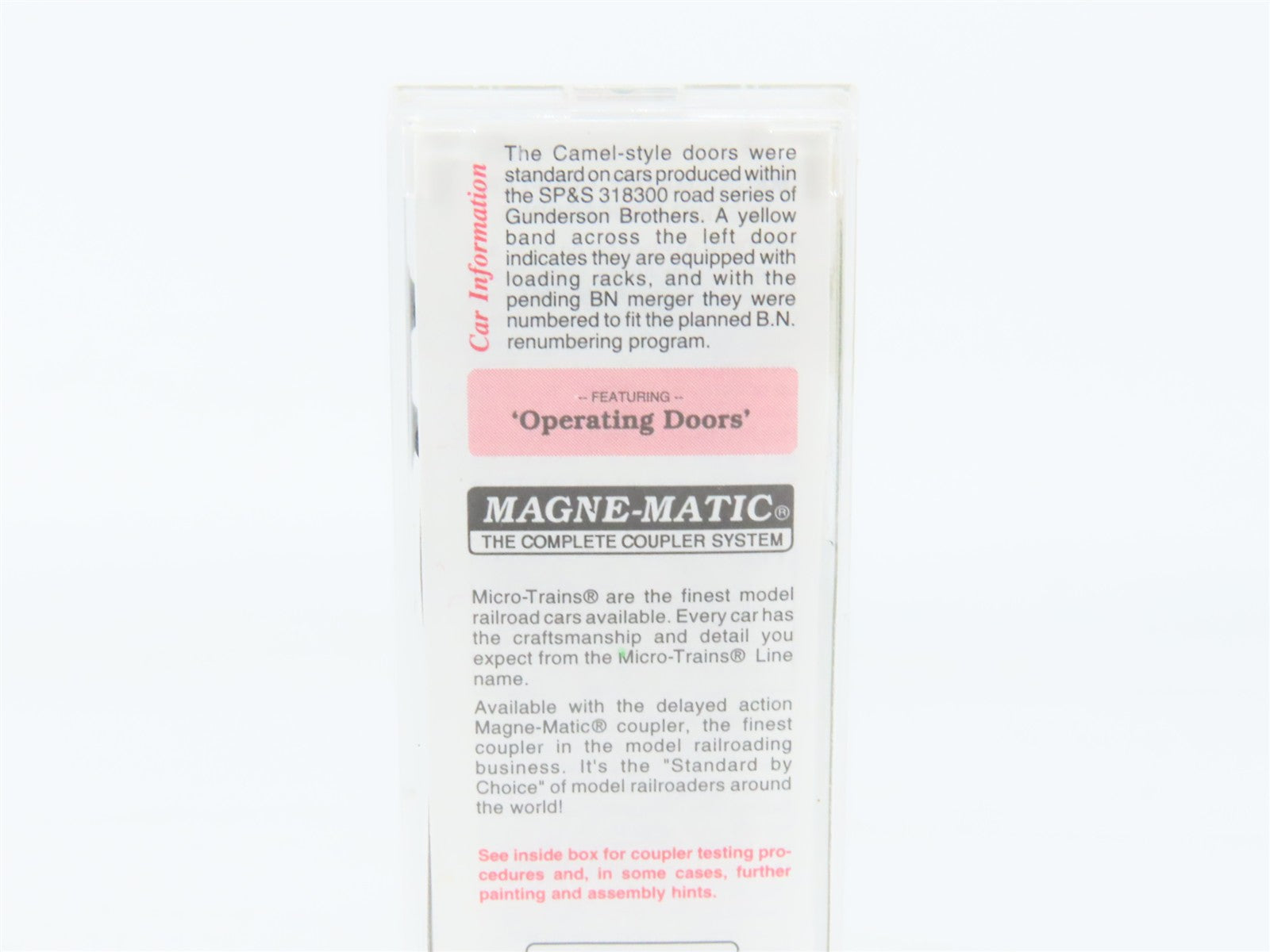 N Scale Micro-Trains MTL 34040 Spokane, Portland & Seattle Box Car RTR