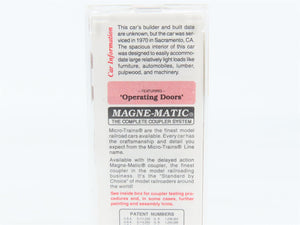 N Scale Micro-Trains MTL 34050 SP Southern Pacific 50' Box Car 670225 RTR