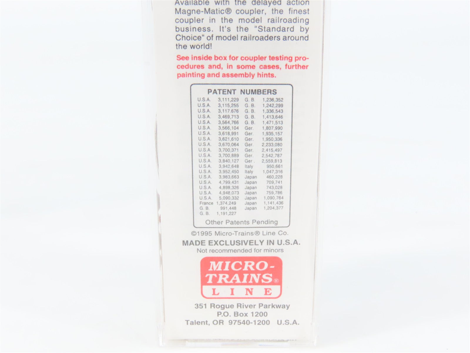 N Scale Micro-Trains MTL 34050 SP Southern Pacific 50' Box Car 670225 RTR