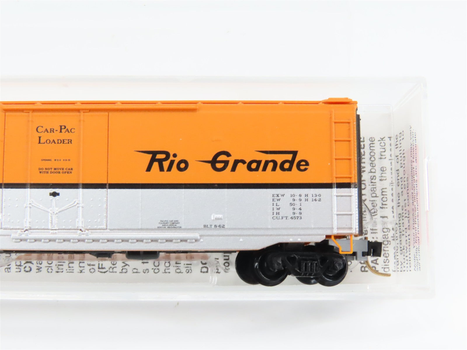 N Scale Micro-Trains MTL 34060 Denver & Rio Grande Western 50' Box Car RTR