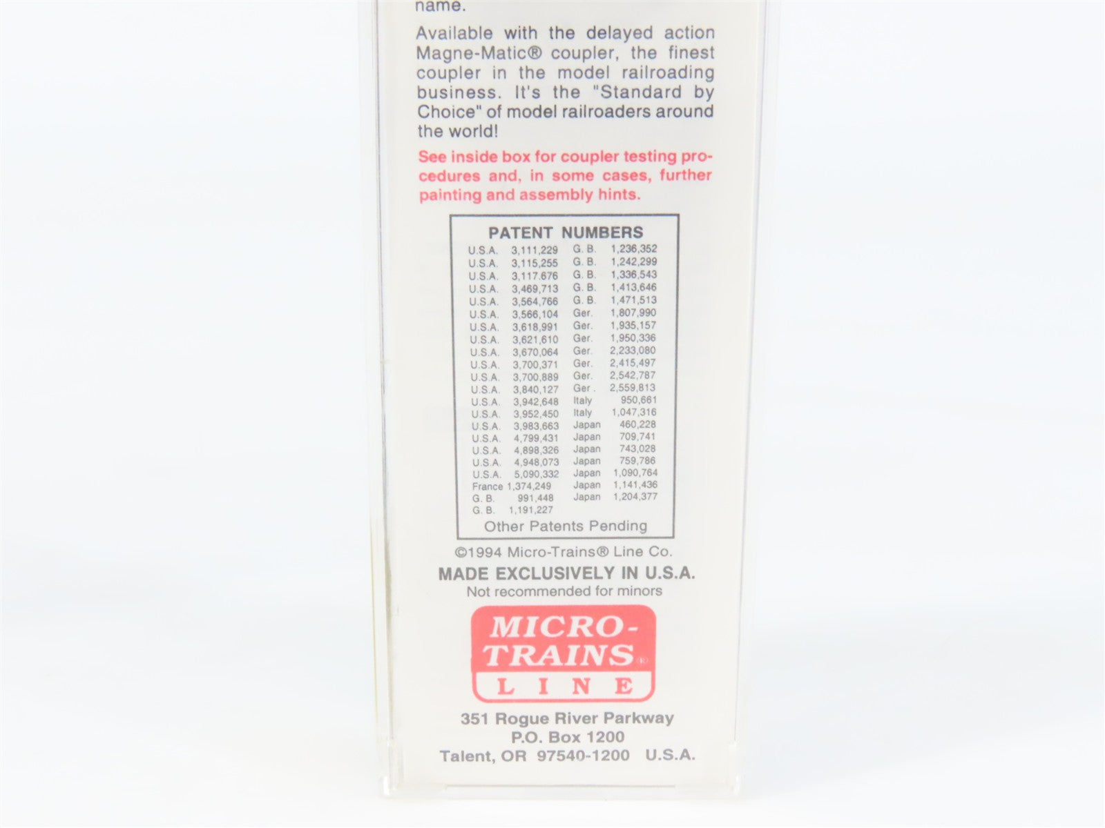 N Scale Micro-Trains MTL 33120 GN Great Northern 50' Box Car 138706 RTR