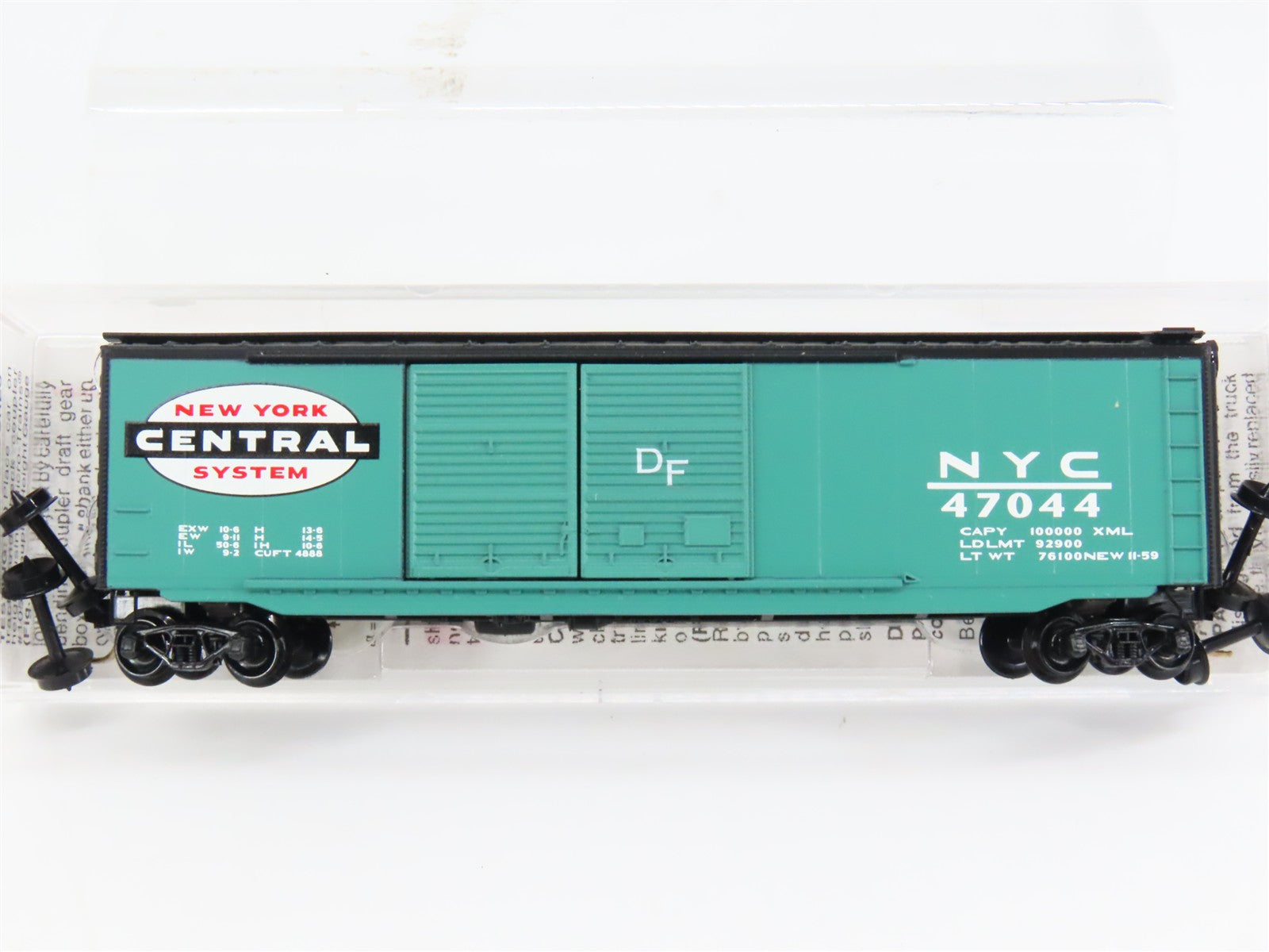 N Scale Micro-Trains MTL 34220 NYC New York Central 50' Box Car 47044 RTR