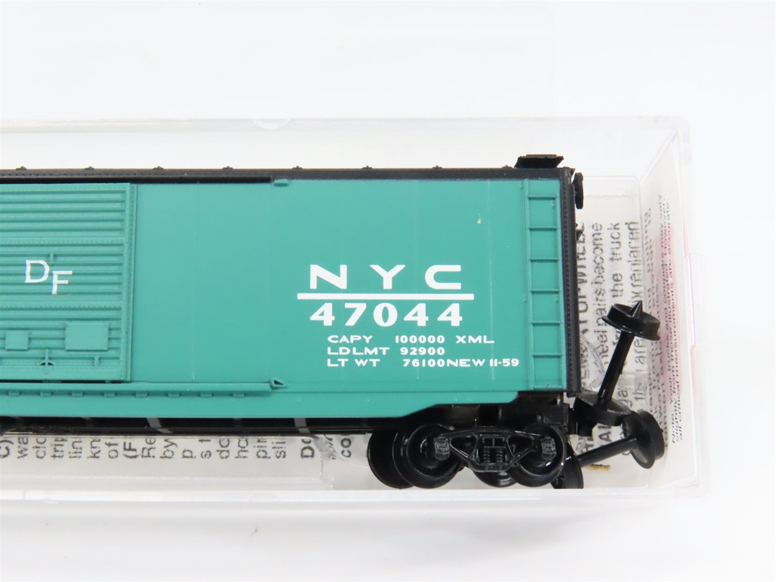 N Scale Micro-Trains MTL 34220 NYC New York Central 50' Box Car 47044 RTR