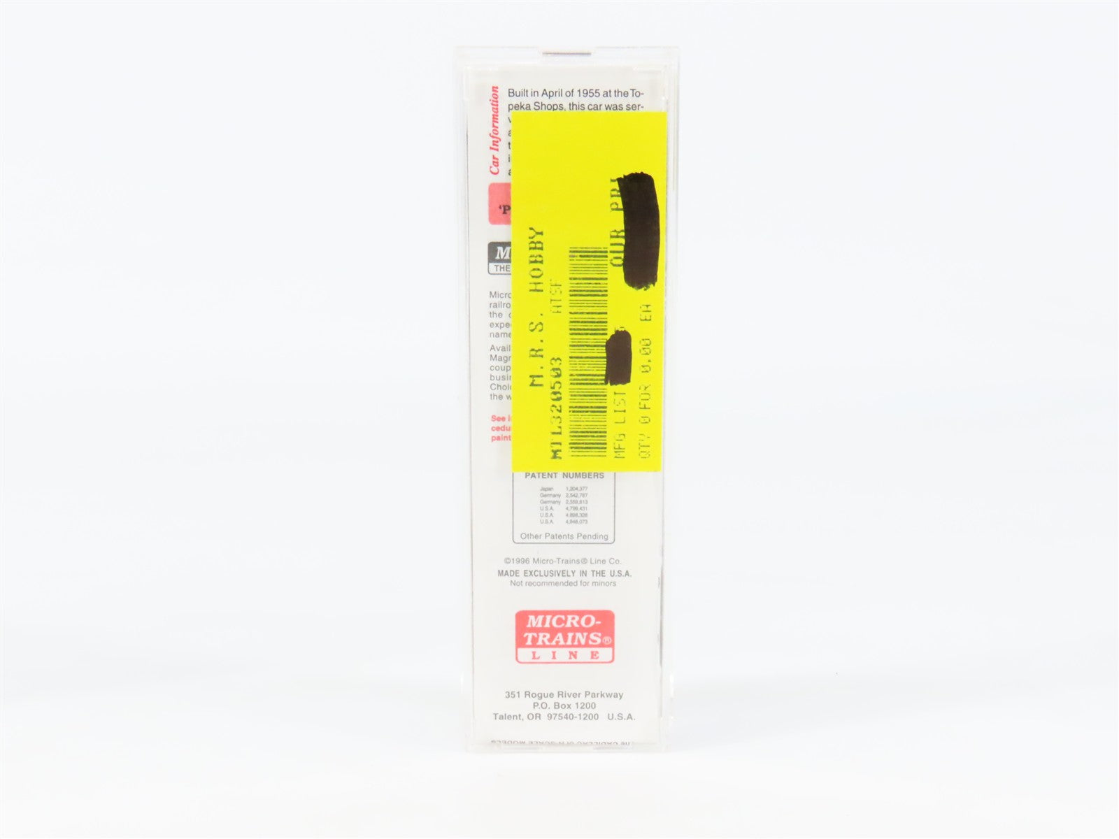 N Scale Micro-Trains MTL 32050/3 SFRB Santa Fe 50' Plug Door Box Car 6172 RTR