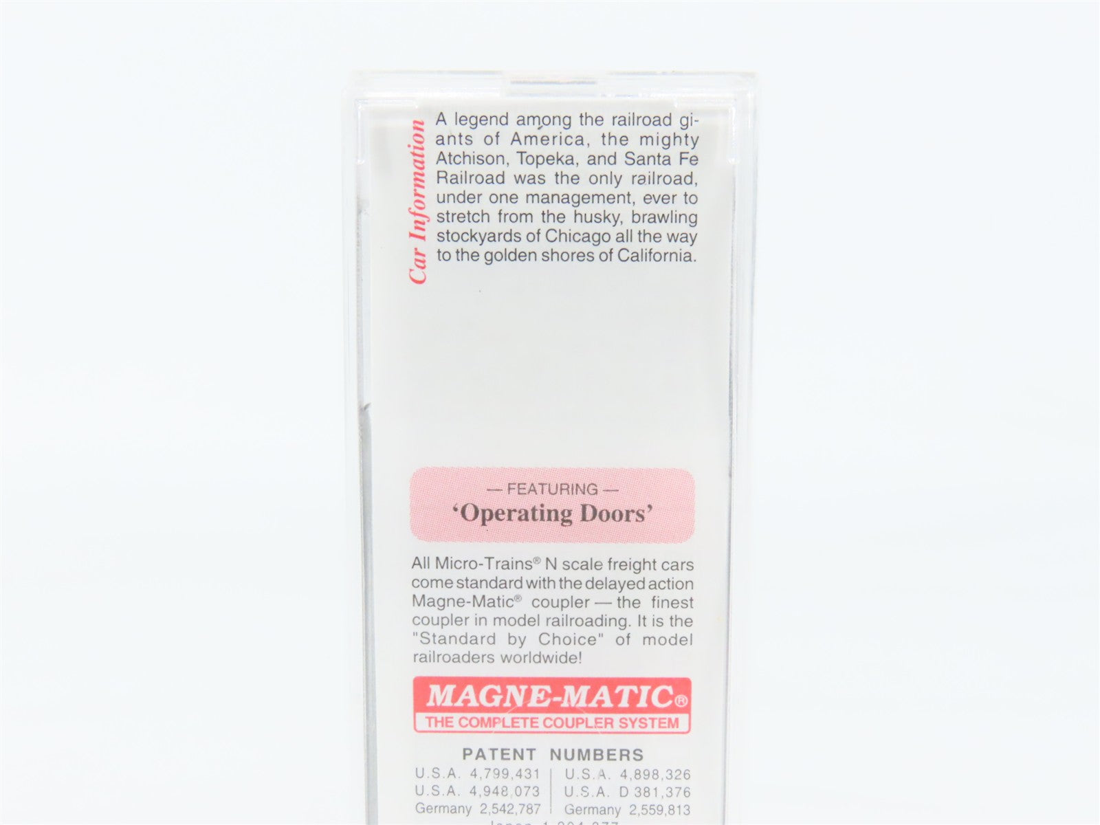 N Scale Micro-Trains MTL 34260 Atchison, Topeka & Santa Fe 50' Box Car RTR