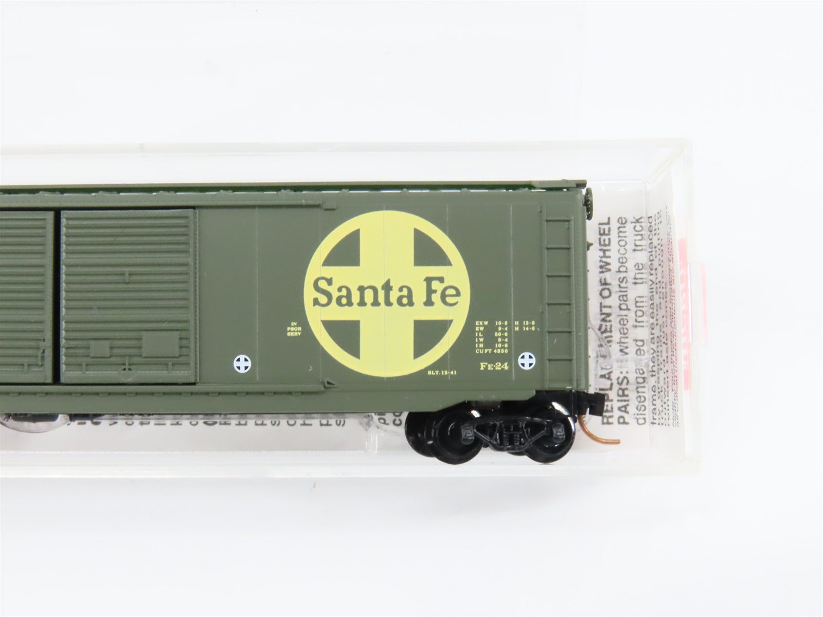 N Scale Micro-Trains MTL 34240 ATSF Santa Fe 50' Double Door Box Car 4260 RTR