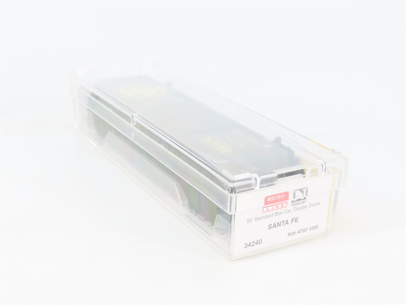 N Scale Micro-Trains MTL 34240 ATSF Santa Fe 50' Double Door Box Car 4260 RTR