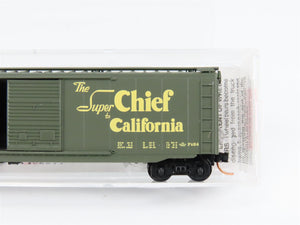 N Scale Micro-Trains MTL 34290 ATSF Santa Fe Super Chief 50' Box Car 10135 RTR