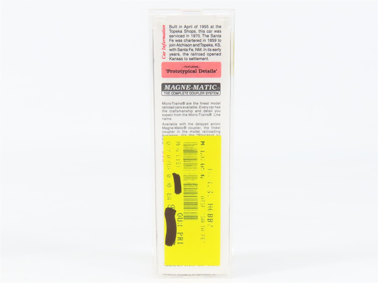 N Scale Micro-Trains MTL 32050/2 SFRB Santa Fe 50' Box Car 6160 RTR
