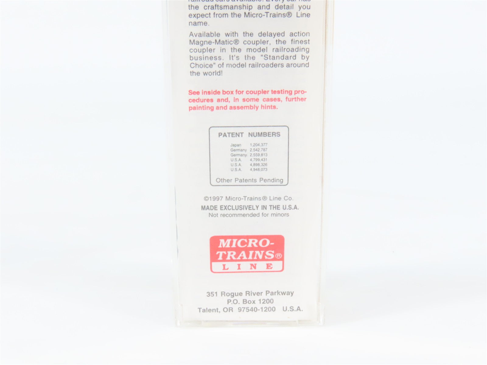 N Scale Micro-Trains MTL 38160 BN Burlington Northern 50' Plug Door Box Car RTR