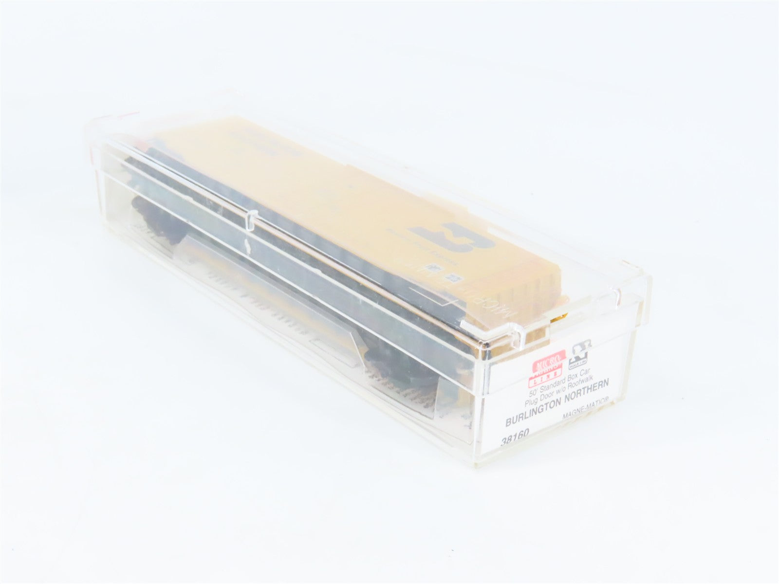 N Scale Micro-Trains MTL 38160 BN Burlington Northern 50' Plug Door Box Car RTR