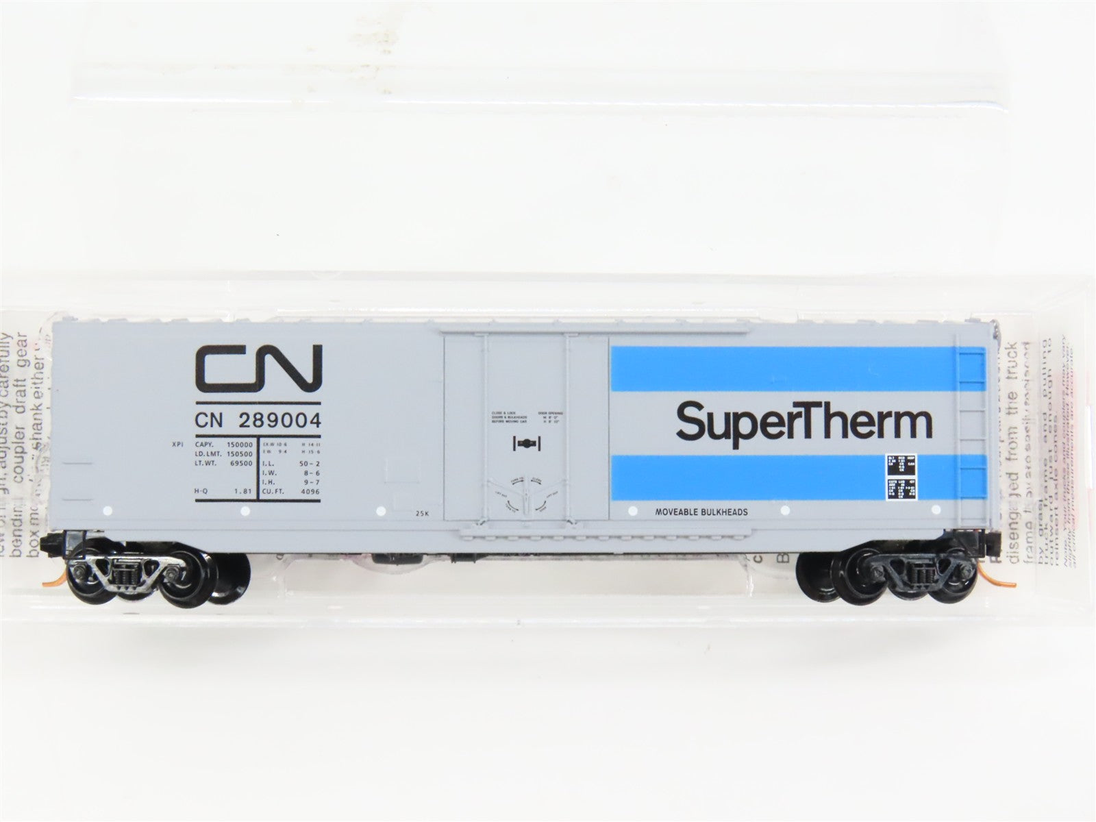 N Scale Micro-Trains MTL 38190 CN Canadian National 50' Box Car 289004 RTR