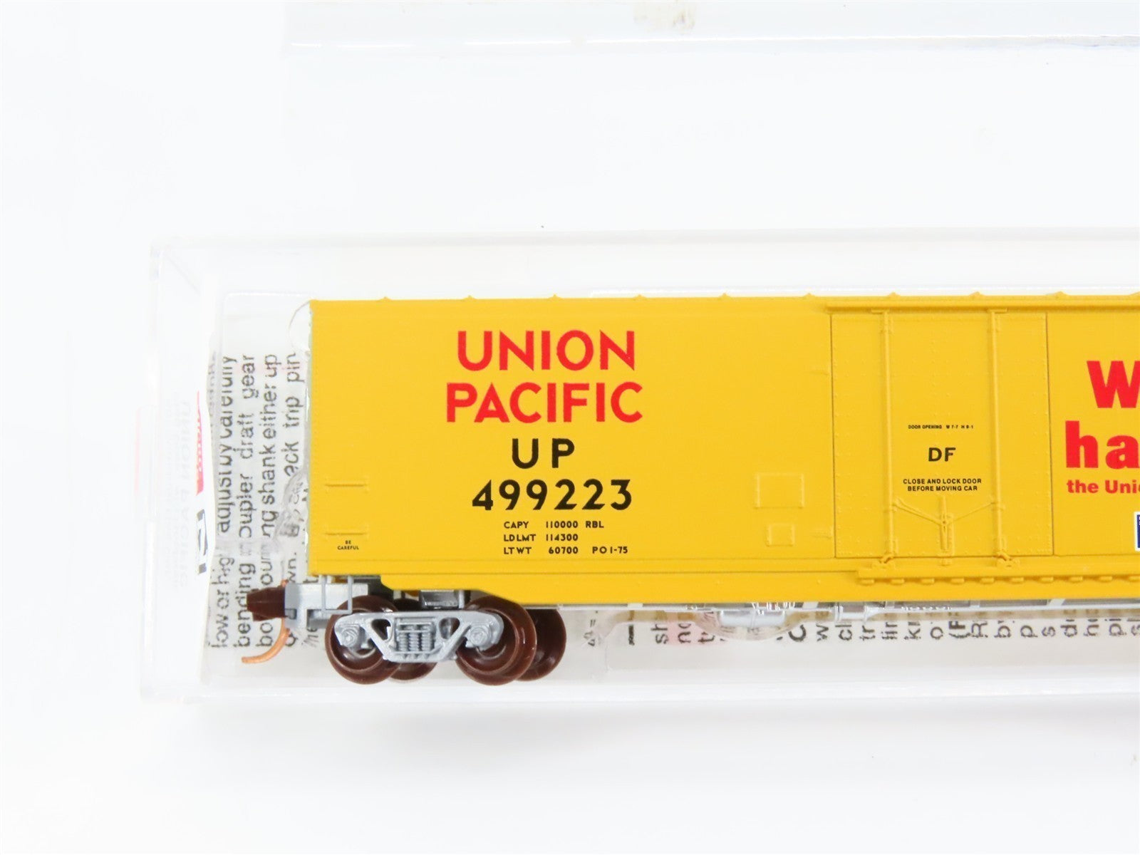 N Scale Micro-Trains MTL UP Union Pacific 50' Plug Door Box Car #499223
