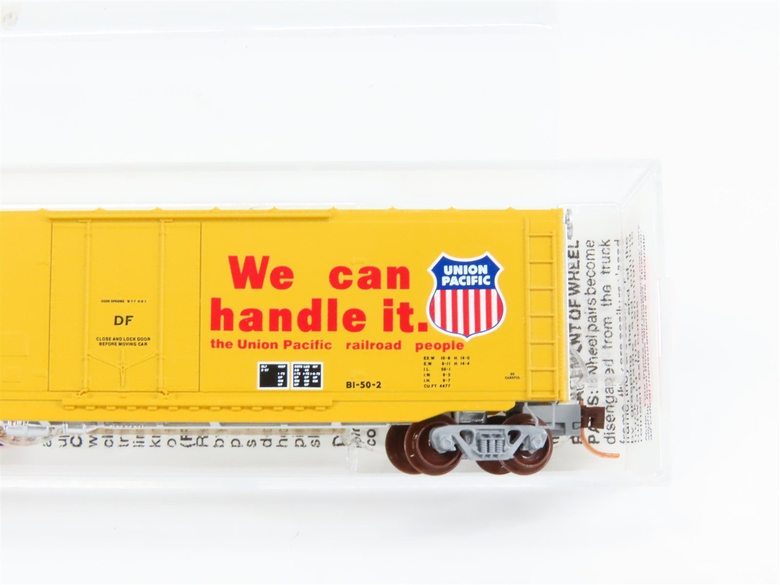 N Scale Micro-Trains MTL UP Union Pacific 50' Plug Door Box Car #499223