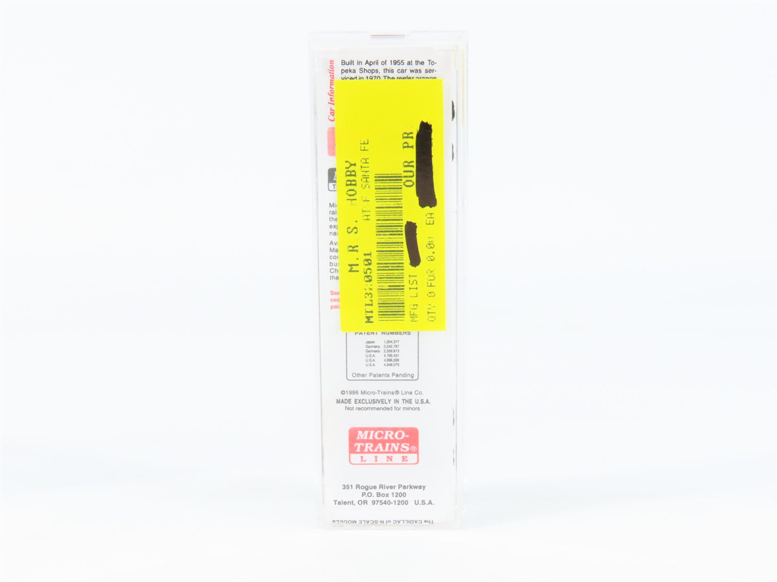 N Scale Micro-Trains MTL 32050/1 SFRB Santa Fe 50' Plug Door Box Car 6153 RTR