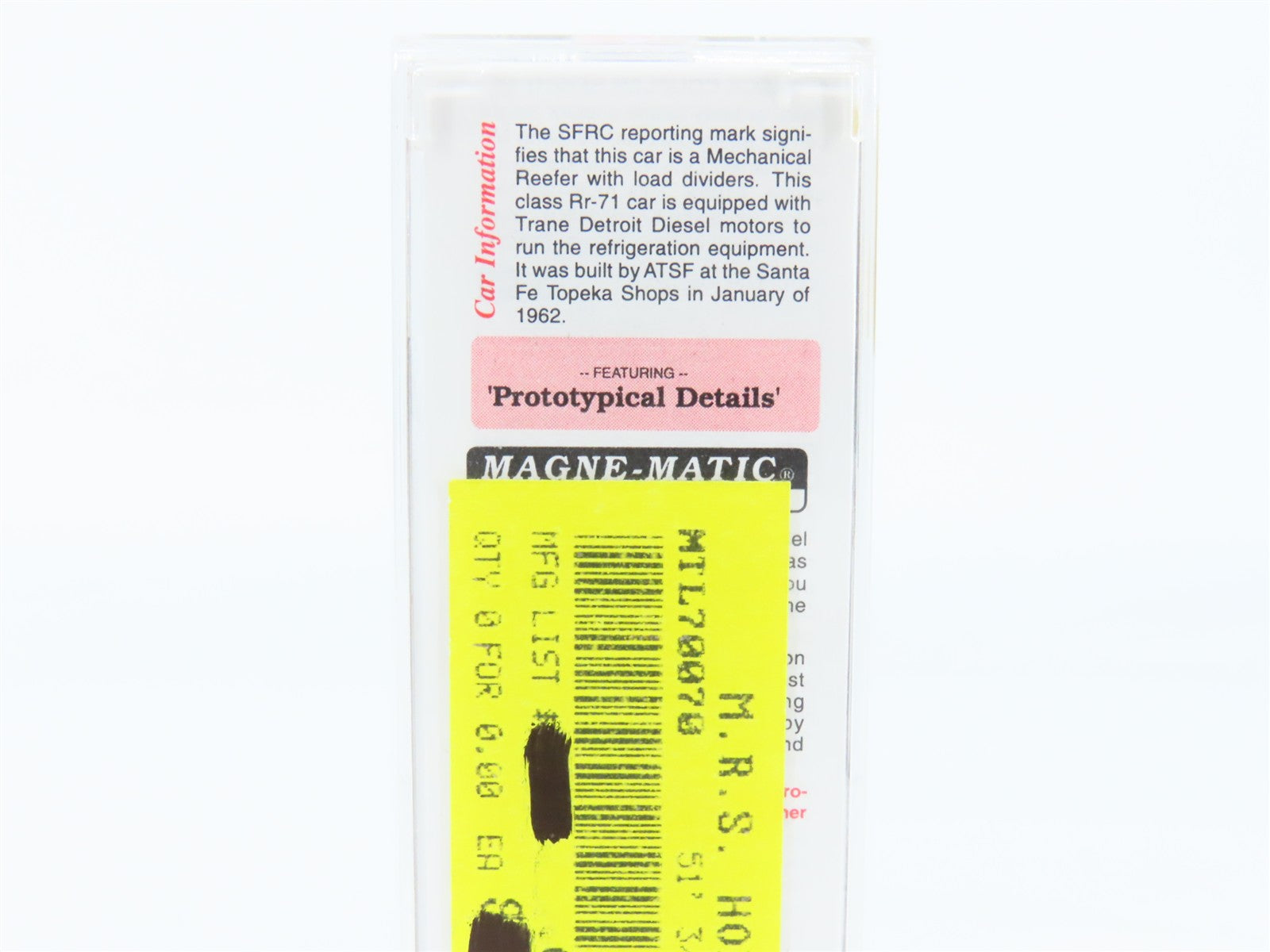 N Scale Micro-Trains MTL 70070 SF RC Santa Fe 51' Rib Side Mechanical Reefer RTR