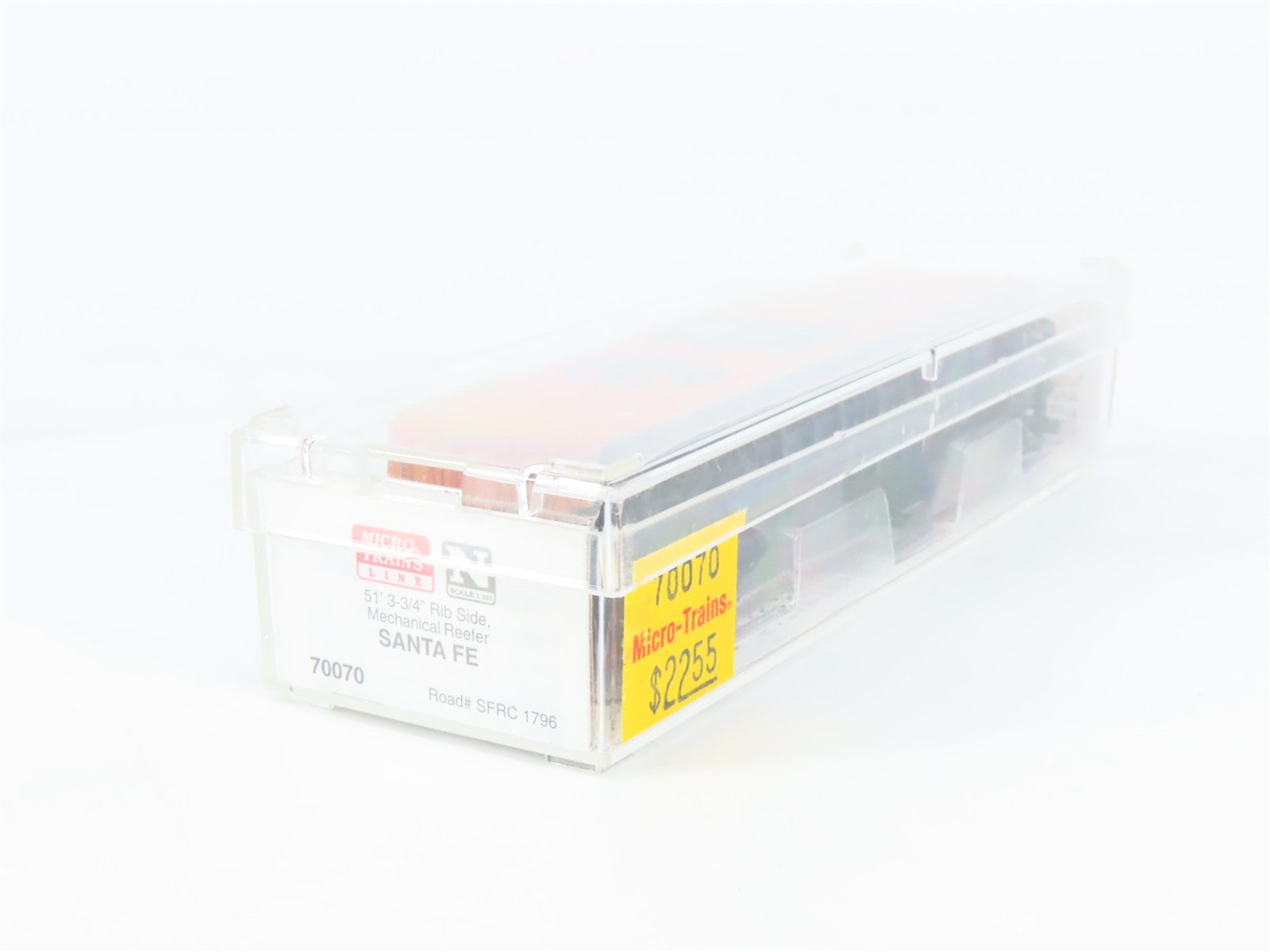 N Scale Micro-Trains MTL 70070 SFRC Santa Fe 51' Rib Side Mechanical Reefer RTR