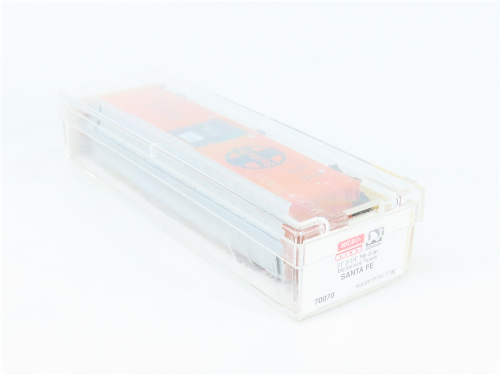 N Scale Micro-Trains MTL 70070 SFRC Santa Fe 51' Rib Side Mechanical Reefer RTR