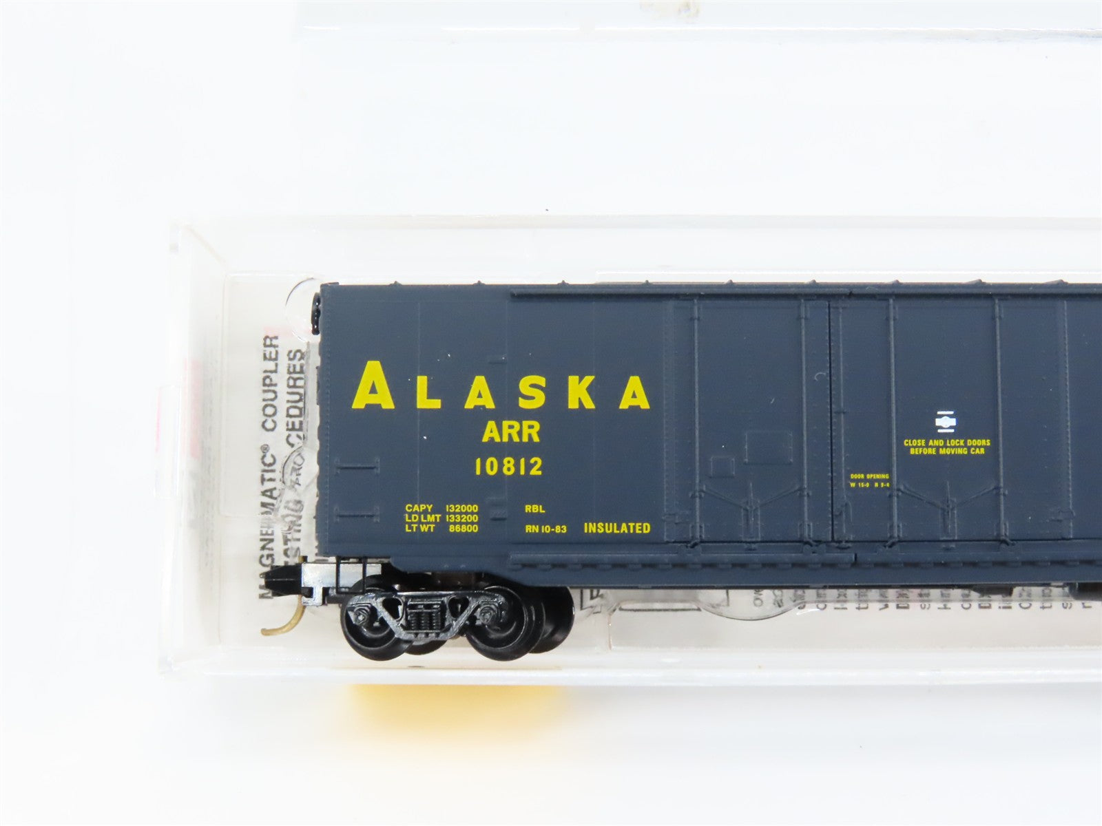 N Scale Micro-Trains MTL 75010 ARR Alaska Railroad 50' Box Car 10812 RTR