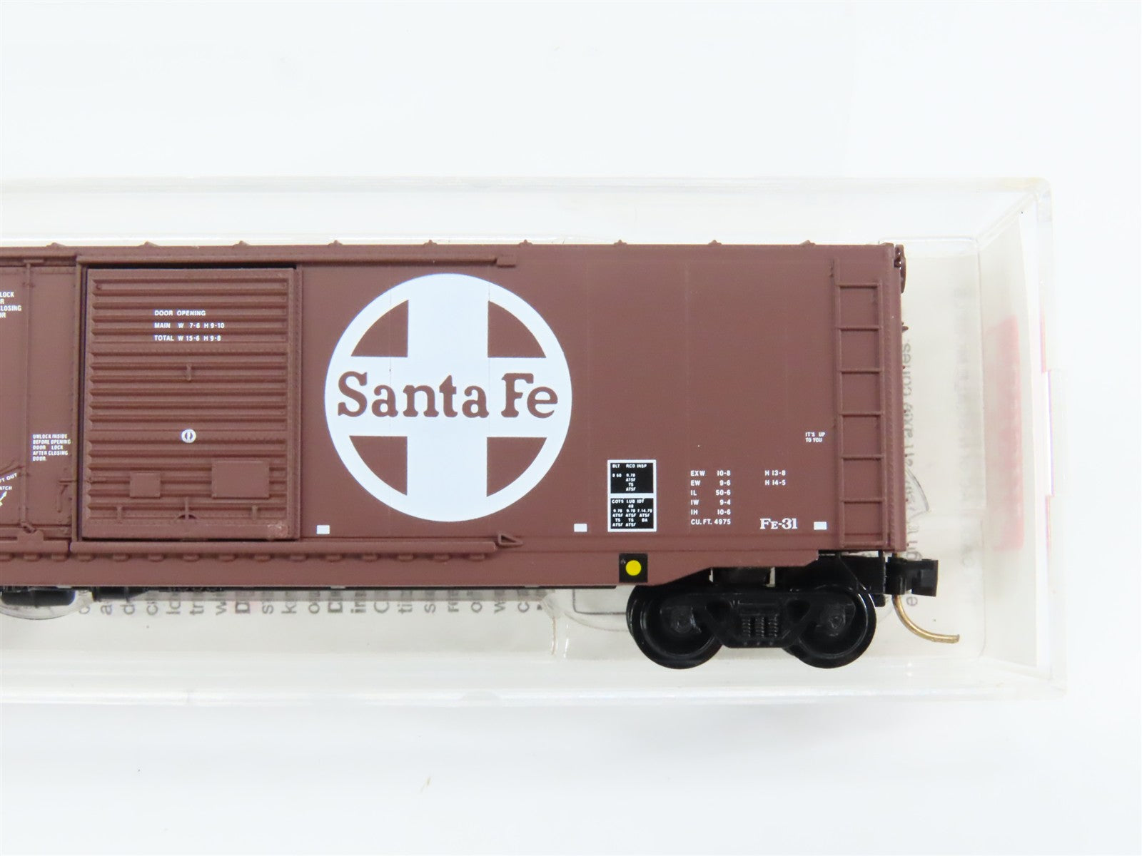 N Scale Micro-Trains MTL 76030 ATSF Santa Fe 50' Box Car 49633 RTR