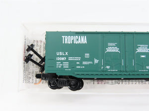 N Scale Micro-Trains MTL 75040 USLX Tropicana 50' Double Plug Door Box Car RTR