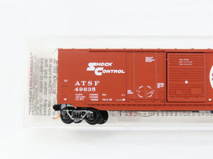 N Scale Micro-Trains MTL 76030 ATSF Santa Fe Shock Control 50' Box Car 49635 RTR