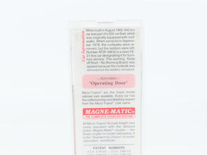 N Scale Micro-Trains MTL 76030 ATSF Santa Fe Shock Control 50' Box Car 49635 RTR