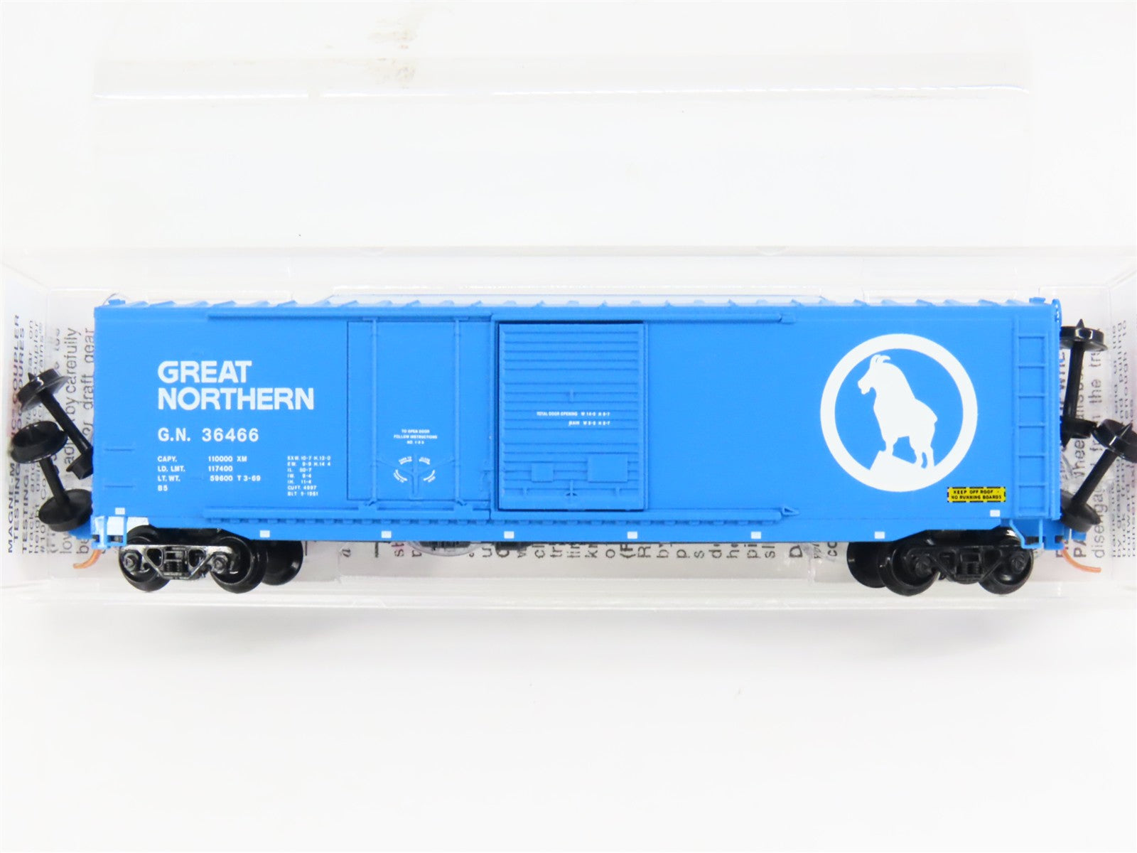 N Scale Micro-Trains MTL 76060 GN Great Northern 50' Box Car 36466 RTR