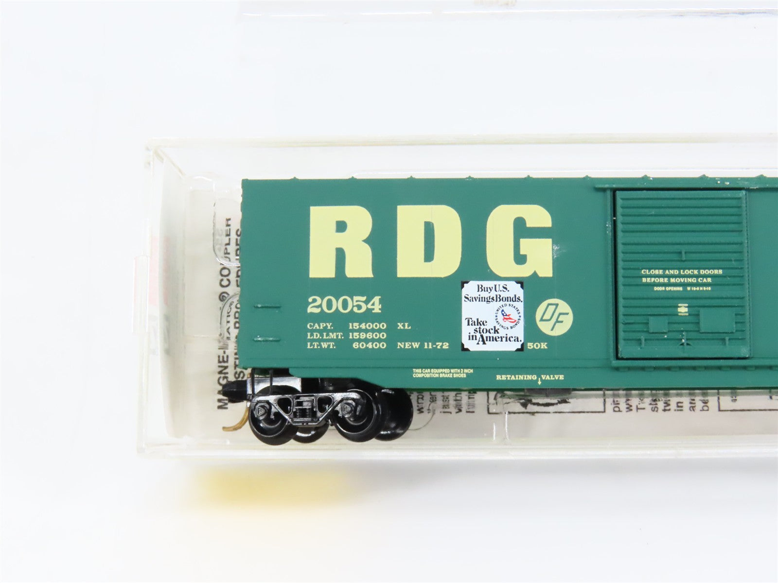 N Scale Micro-Trains MTL 77020 RDG Reading 50' Box Car 20054 RTR