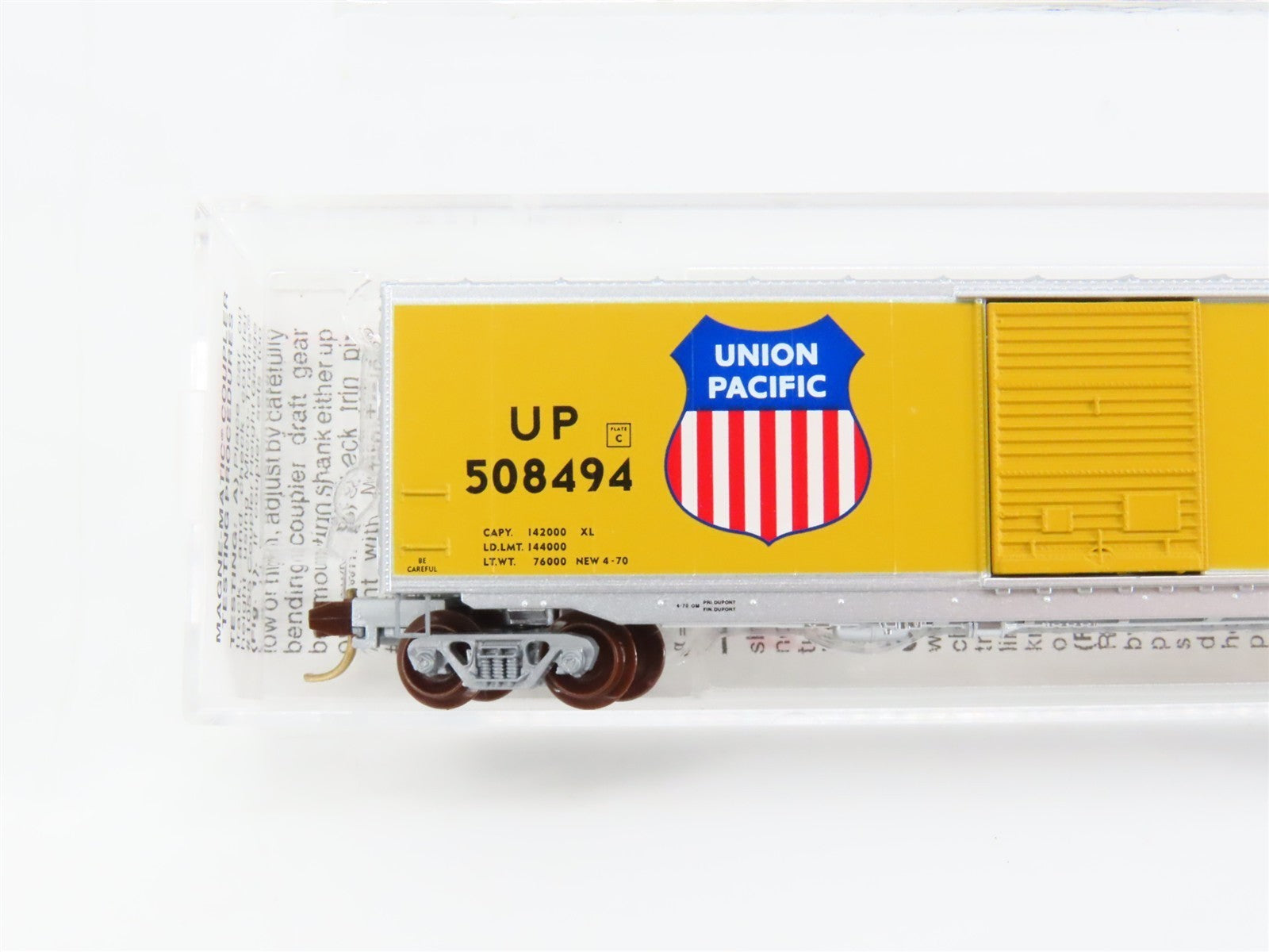 N Scale Micro-Trains MTL 77090 UP Union Pacific 50' Single Door Box Car #508494
