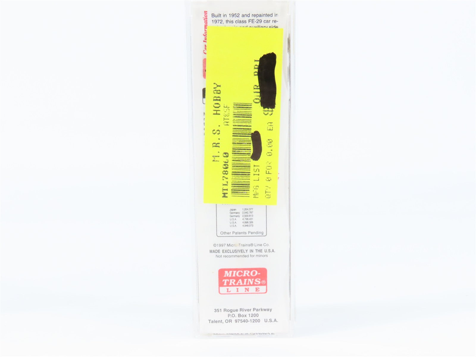 N Scale Micro-Trains MTL 78060 ATSF Santa Fe 50' Auto Box Car 9870 RTR