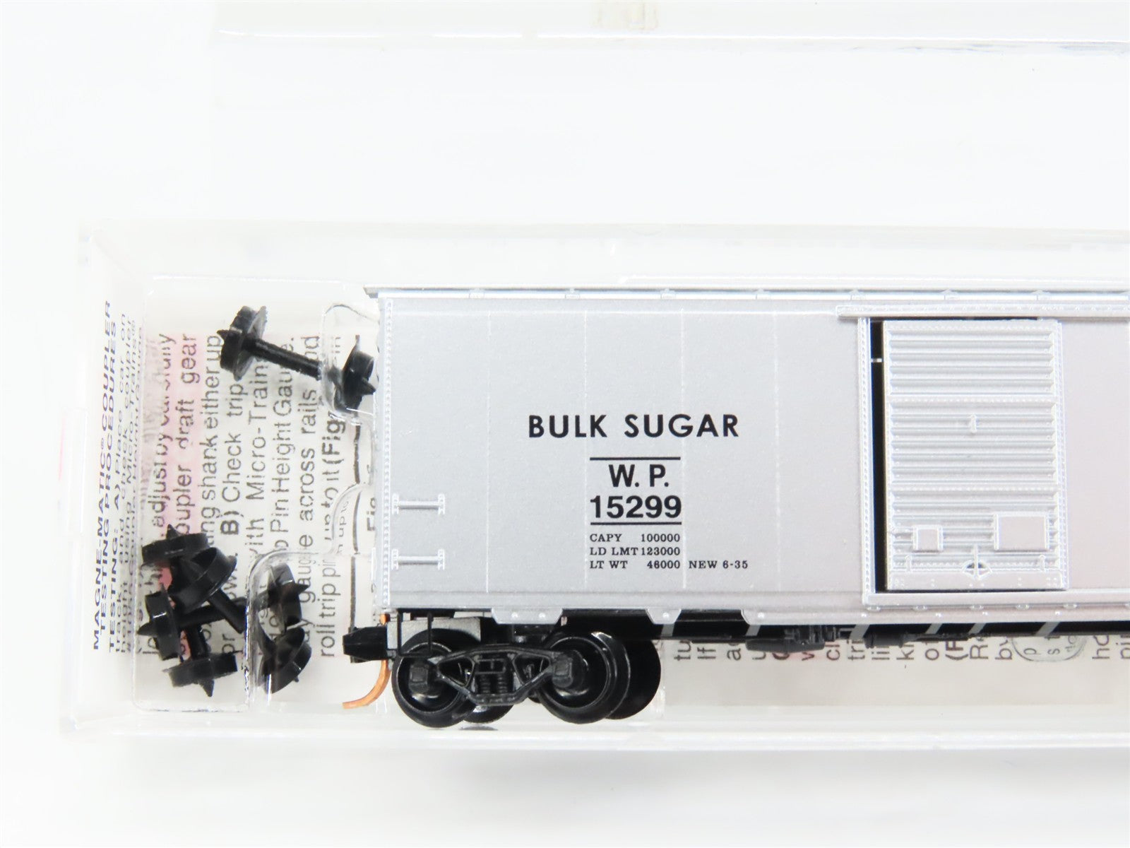 N Scale Micro-Trains MTL 20076 WP Western Pacific 40' Box Car 15299 RTR