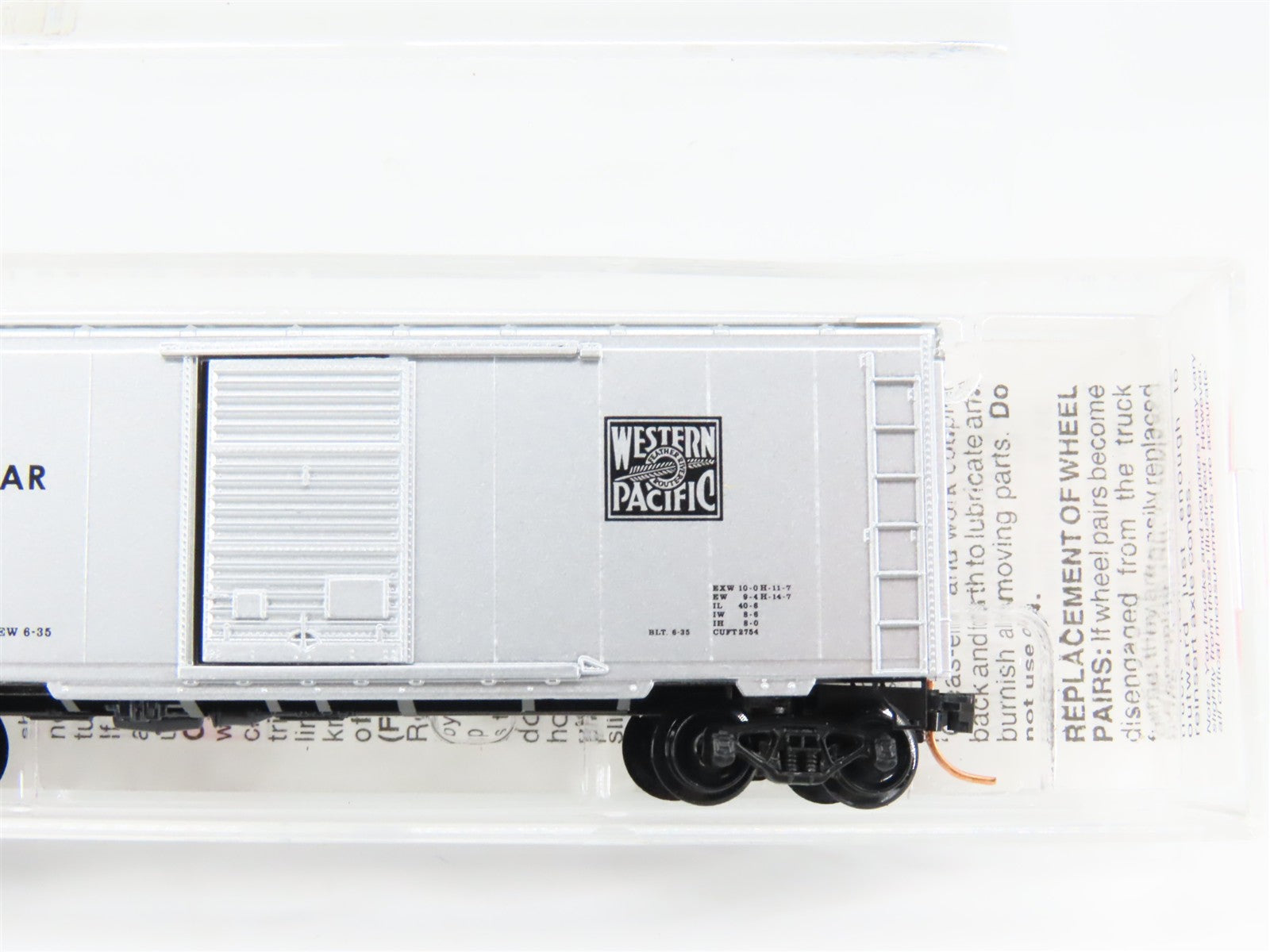 N Scale Micro-Trains MTL 20076 WP Western Pacific 40' Box Car 15299 RTR