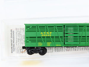 N Scale Micro-Trains MTL 20080 ATSF Santa Fe 40' Stock/Cattle Car 68848 RTR