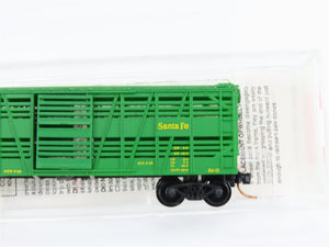 N Scale Micro-Trains MTL 20080 ATSF Santa Fe 40' Stock/Cattle Car 68848 RTR