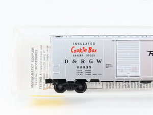 N Scale Micro-Trains MTL 20110 D&RGW Denver & Rio Grande Western 40' Box Car RTR