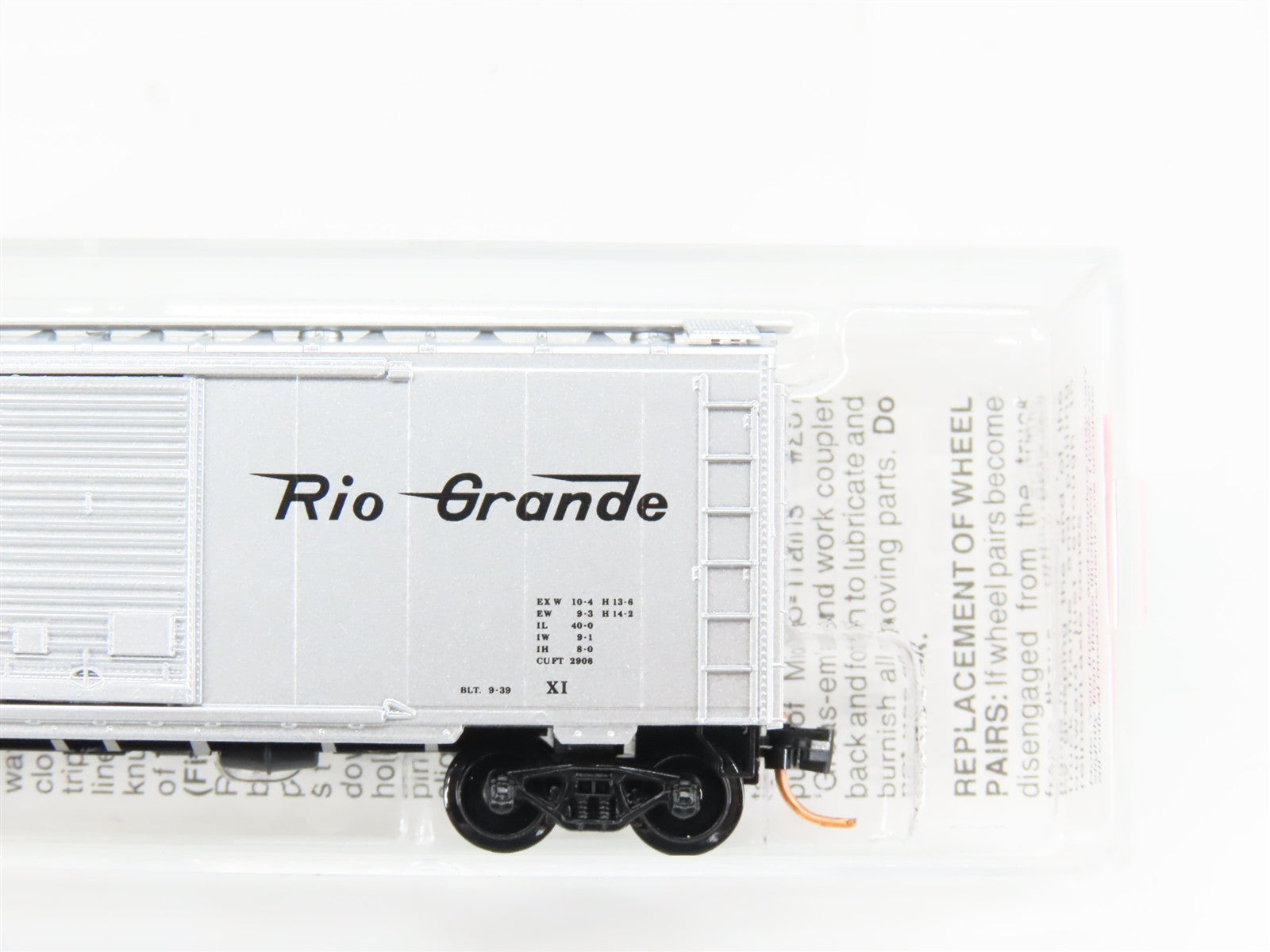 N Scale Micro-Trains MTL 20110 D&RGW Denver & Rio Grande Western 40' Box Car RTR