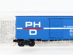 N Scale Micro-Trains MTL 20150 PHD Port Huron & Detroit 40' Box Car 1305 RTR