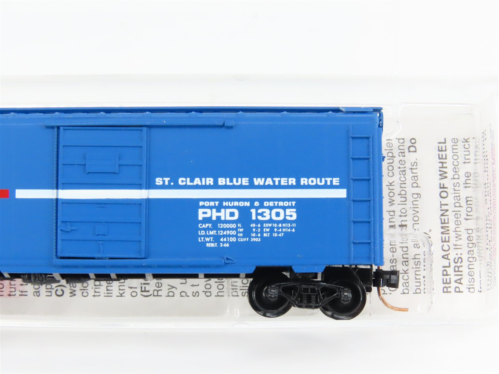 N Scale Micro-Trains MTL 20150 PHD Port Huron & Detroit 40' Box Car 1305 RTR