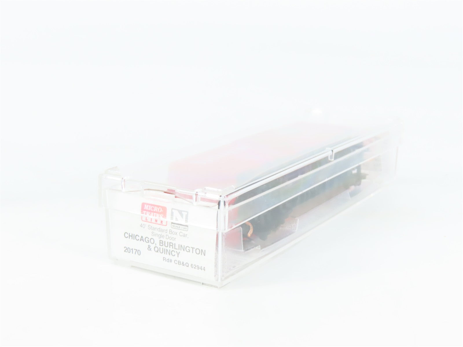 N Scale Micro-Trains MTL 20170 CB&Q Chicago, Burlington & Quincy 40' Box Car RTR