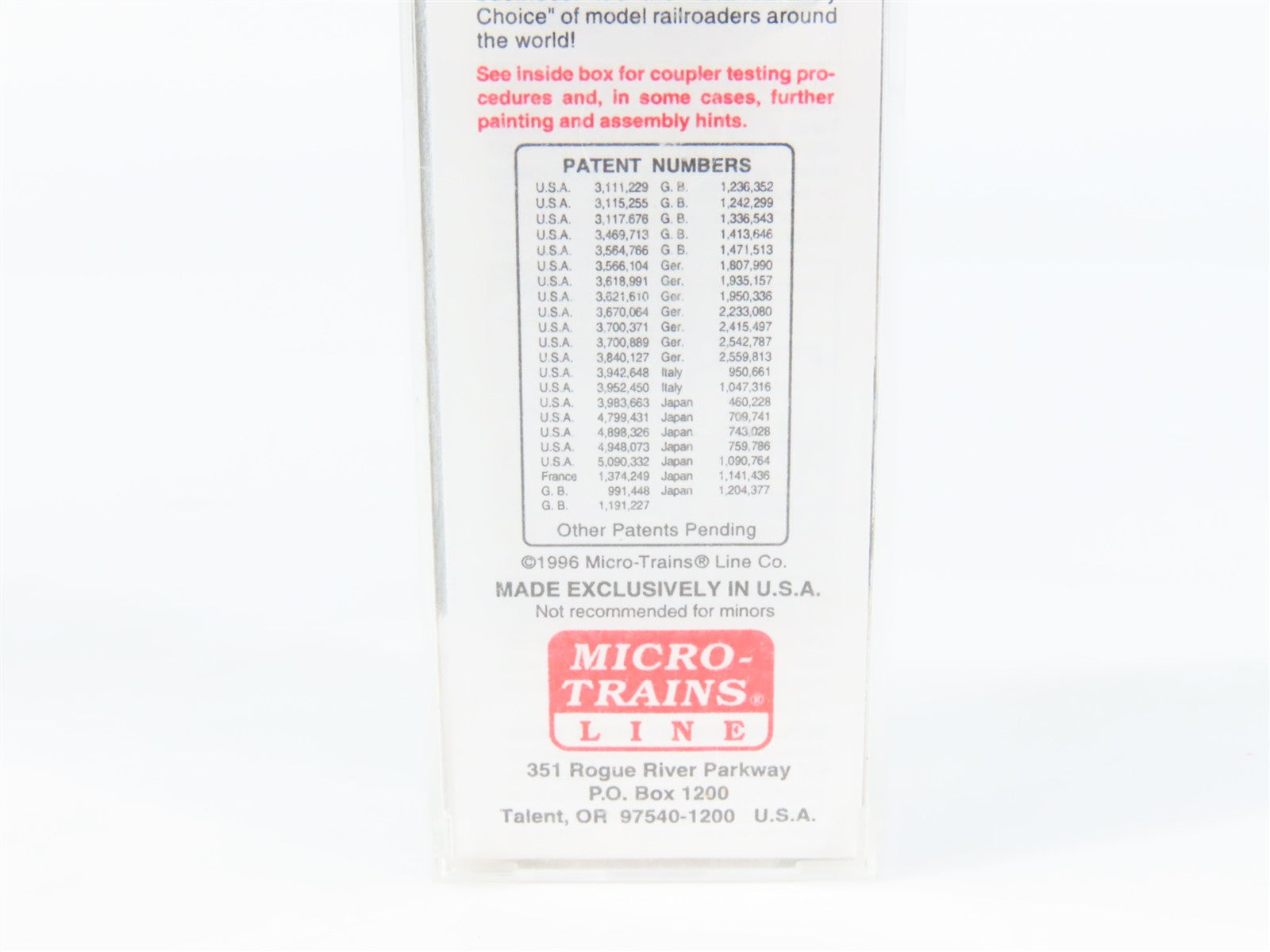 N Scale Micro-Trains MTL 20236 NP Northern Pacific 40' Box Car 1001 RTR