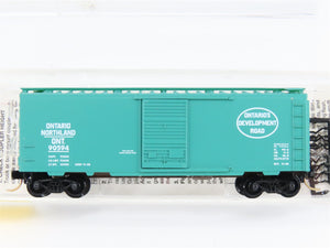 N Scale Micro-Trains MTL 20376 ONT Ontario Northland 40' Box Car 2-Pack RTR