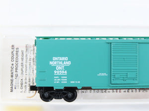 N Scale Micro-Trains MTL 20376 ONT Ontario Northland 40' Box Car 2-Pack RTR